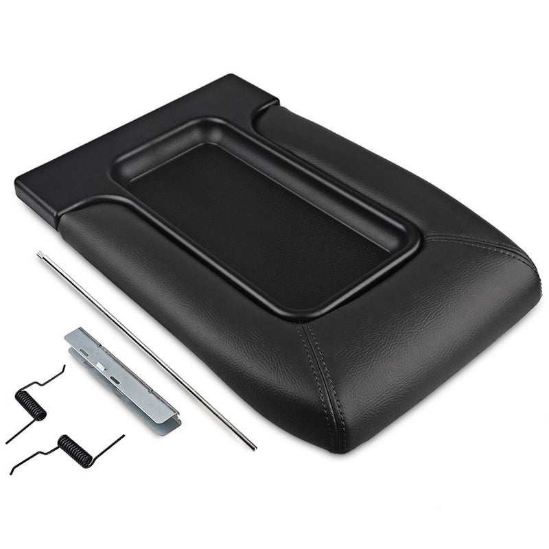 VANJING Compatible with Center Console Lid Cover Armrest Kit Chevy GMC Pickup Truck Suburban Tahoe Silverado Sierra Yukon XL Replaces 19127364 Black - Image 1